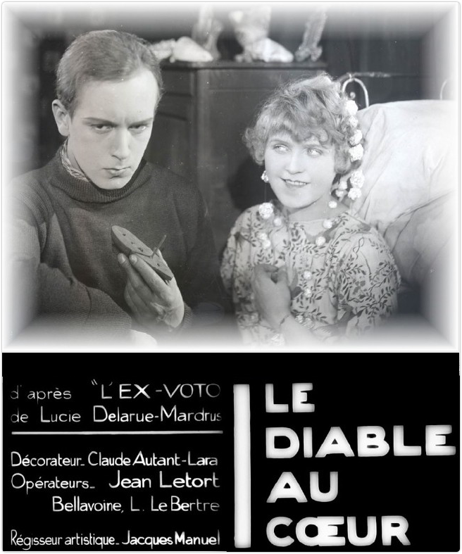 Affiche du film Le Diable au cur () de Marcel L'Herbier. Voir Le Diable au cur en streaming / torrent sur meilleurs-films.fr